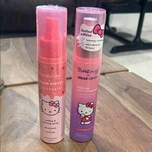 The Crème Shop x Hello Kitty Pink Makeup Setting & Perfecting Spray Duo
